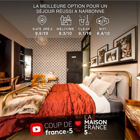 Retromirabeau - Chambre Suite & Appartements De Charme - Localisation Premium Narbonne Ngoại thất bức ảnh