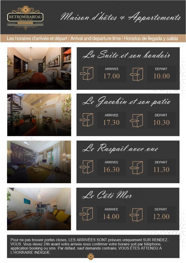 Retromirabeau - Chambre Suite & Appartements De Charme - Localisation Premium Narbonne Ngoại thất bức ảnh
